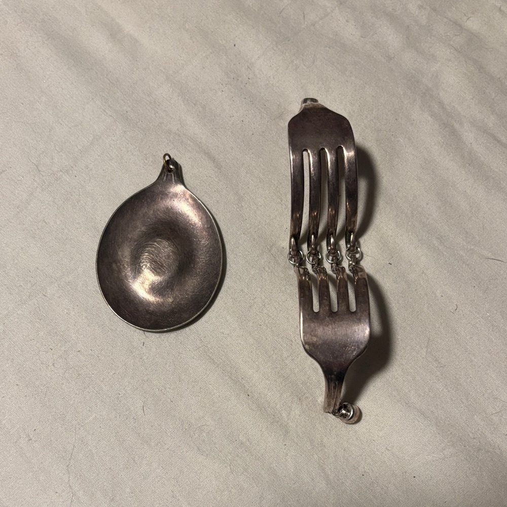 SPOON AND FORK repurposed jewelry bundle